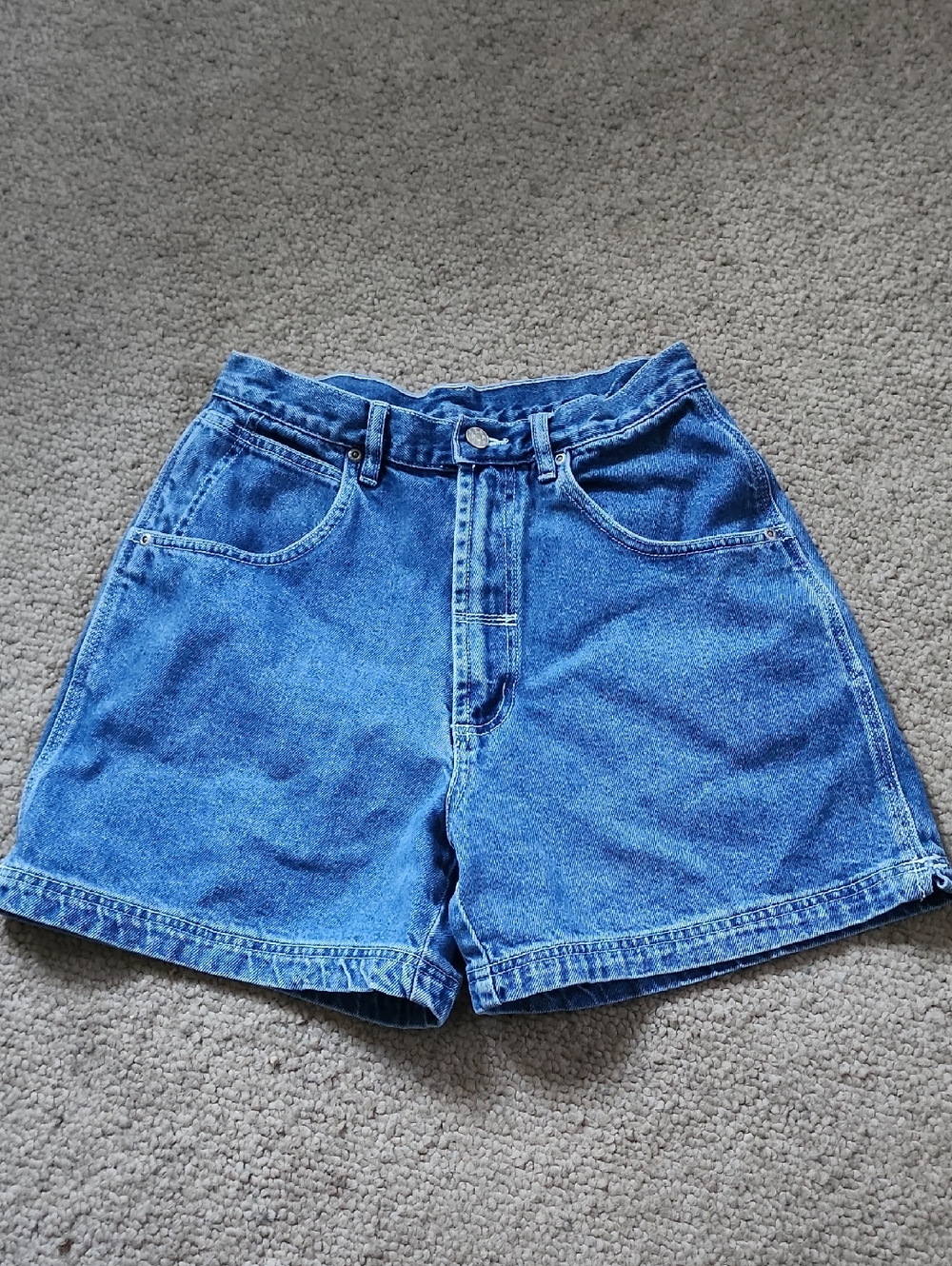 Vintage 100% Cotton High Rise Mom Jean Shorts